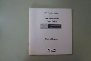 Disque dur amovible ETC - ETC Peripherals Inc - Manuel de l'utilisateur - Propre