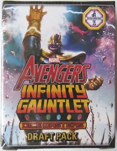 Dice Masters Draft Pack ~ AVENGERS INFINITY GAUNTLET Marvel Kartenwürfelbooster - Bild 1 von 2