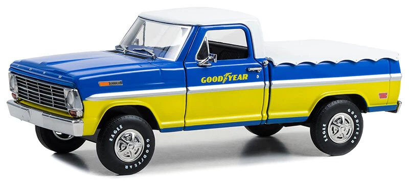 GREENLIGHT - 1969 FORD F-100 pick-up Pneumatici Goodyear - 1/24 - GREEN85073 - Immagine 1 di 1