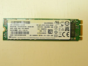 256 GB SSD M.2 SATA HDD Festplatte aus einem MSI GT72 2QE DOMINATOR PRO - Bild 1 von 2