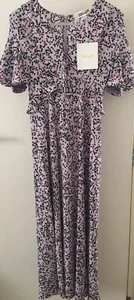 Sloane Silk Crepe De Chine Midi Dress by Diane Von Furstenberg size US 0/UK 4 - Picture 1 of 12