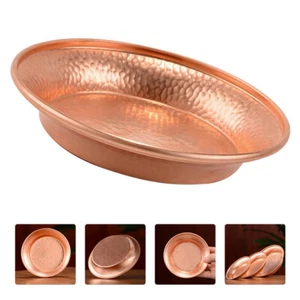 Tibetan Copper Offering Plate Cup Aquarium Decorations Buddha - Picture 1 of 12