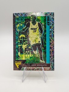 Bam Adebayo 2020-21 Panini Flux Silver Laser Prizm #93 Heat