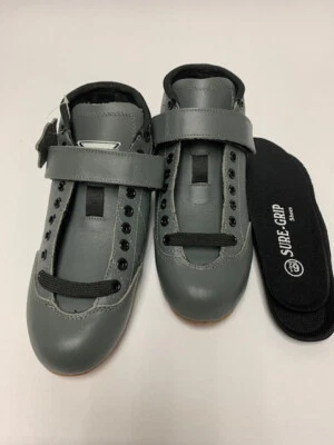 Nuevo de Lote Antiguo Sure Grip Patín Velocidad Derby Botas Talla Mujer 6.5 GRIS Foto 1 de 4