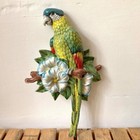 Bassano Ceramic Parrot 19 11/16in Wanddekoration- from Italy New