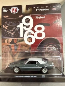 1968 Pontiac Firebird 400 H.O. by M2 Machines 1:64 scale w/display stand - Picture 1 of 3
