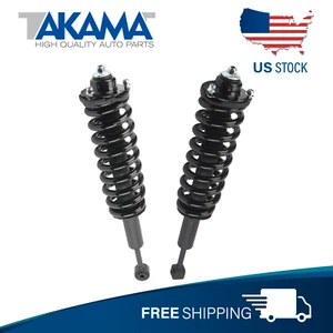 2 pcs TAKAMA Complete Front Strut Coil Spring Set For 16-20 TOYOTA TACOMA 4WD - Picture 1 of 11