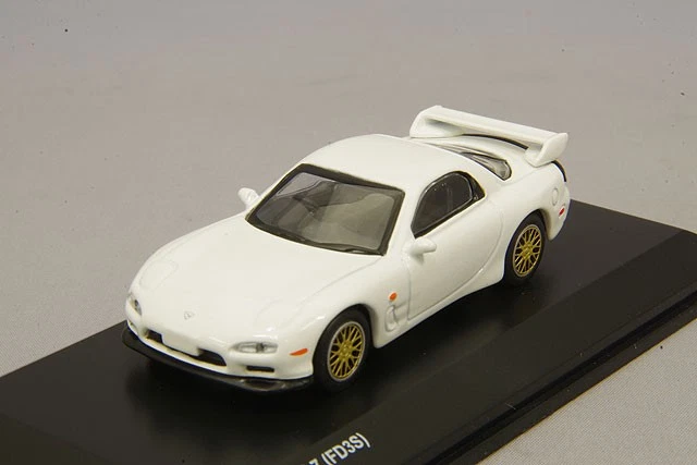 Kyosho KS07033R7W MAZDA Rx-7 Fds3 1/64 Diecast Model Car White