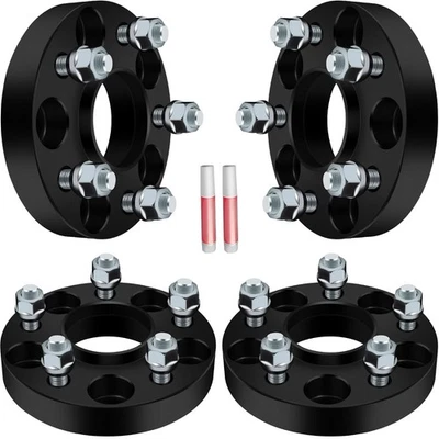 4 Pcs 5x4.5 Hub Centric Wheel Spacers 1" Fits Nissan 370Z For Infiniti FX35 G37 - Image 1 of 4