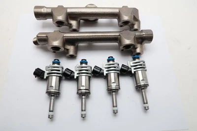 Juego de 4 inyectores de combustible **CON RIEL** para Subaru Impreza 2017-2019 2,0 L Foto 1 de 4