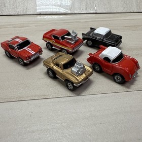Vintage Galoob Micro Machines Lot Of 5 Camaro Mustang 1957 Chevy Corvette
