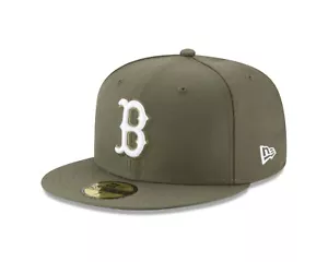 Boston Red Sox New Era MLB Basic New Olive 59fifty sitzende Mütze - Bild 1 von 7