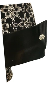 Size 16P, Party Top Black/Grey/Silver 2 piece set, by R&M Richards, sequins - Picture 1 of 10