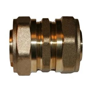 3/4" PEXworx Pex-Al-Pex Compression Coupling Brass Fitting - Picture 1 of 1