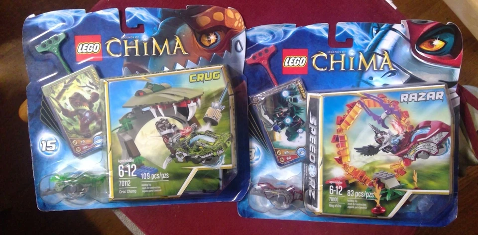 Lego Chima Ring of Fire (70100) and Croc Chump (70112) - Image 1 of 1