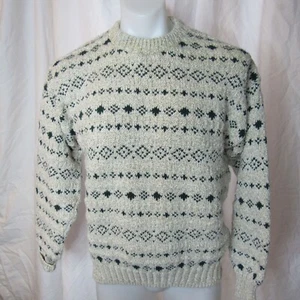 Vintage Eastern Mountain Sports Mens Sweater Cotton Size Medium Made in the USA - Picture 1 of 6