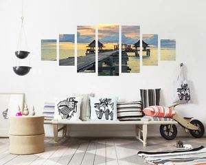 3D Bridge Lake 78 Unframed Print Wall Paper Decal Wall Deco Indoor AJ Wall Jenny - Picture 1 of 6