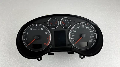 Velocímetro de clúster AUDI A3 2007-2008 8P0920981H fabricante de equipos originales km/h Foto 1 de 4