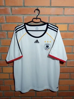 Germany Team Training Jersey Fooball Shirt White Adidas Trikot Mens Size XL - Image 1 of 4