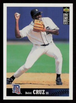 Deivi Cruz 1997 Collector's Choice #338 RC Rookie Detroit Tigers Baseball Card - Image 1 of 2