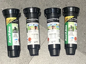 4X Rain Bird Pop-Up Sprinkler 1800 4” Pressure Regulating 15’-360 1804APPR25 - Picture 1 of 2