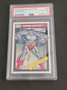1990 MARVEL UNIVERSE COLOSSUS #36 PSA 6 EX-MT X-MEN - Picture 1 of 2