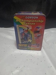 1996 A Championship Season JEFF GORDON Metallic Impressions Collector Cards NEW - Picture 1 of 4