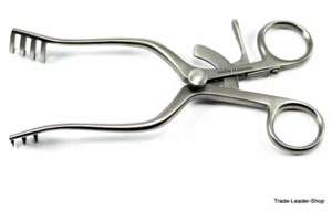 Weitlaner Retractor SHARP prongs 13 cm 3x4 wound hook retractors surgical spread - Picture 1 of 4