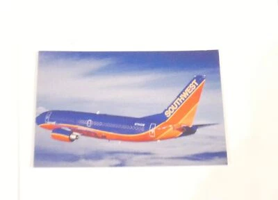 CARTÃO POSTAL BOEING 737 SOUTHWEST AIRLINES NOVO PINTURA - Imagem 1 de 2