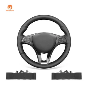 MEWANT Funda de volante de cuero sintético en relieve para Benz W205 C117 C218 W213 X156 W166 - Imagen 1 de 10
