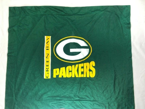 Green Bay Packer Football Jersey Pillow Case Sham Cover