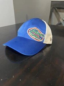 Florida Gators New Era Women’s Hat Cap Blue Satin Diamond Logo Adjustable - Picture 1 of 9