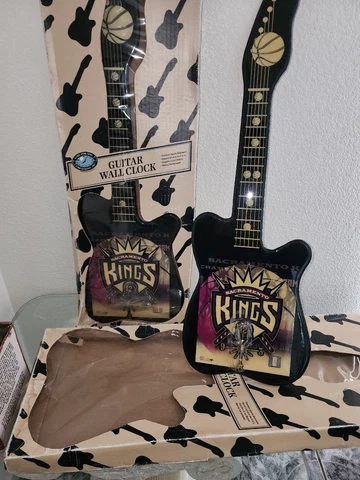 Vintage Sacramento Kings Guitar Clocks Cover