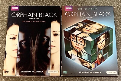 BBC’s Orphan Black Complete Season 1 & 2 DVD Sets - NEW & FULLY TESTED!! - Image 1 of 4