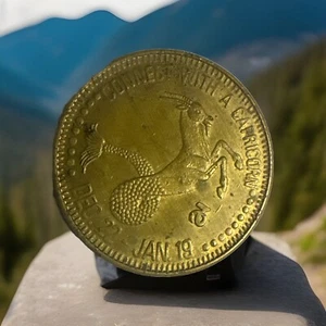 Connect With A Capricorn Risqué Adult Zodiac Coin Token 25mm Aware Dec 22 Jan 19 - Picture 1 of 7