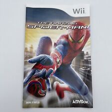 Notice Livret Mode D’emploi Du Jeu Nintendo Wii FRA The Amazing Spider-Man