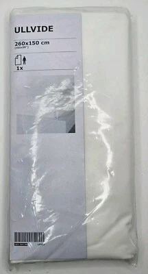IKEA Ullvide Twin XL / Sábana Doble Tapa Blanca Nueva En Paquete, 102 x 59" Foto 1 de 4