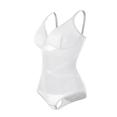 Sexy modelador de cuerpo completo para mujer Body sin mangas cuello en V control de barriga modelador Foto 1 de 4