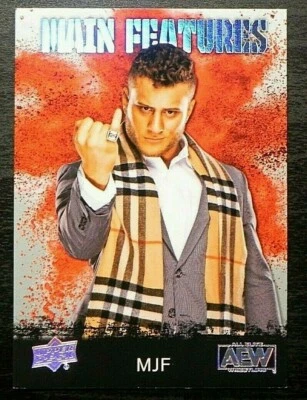 2021 Upper Deck All Elite Wrestling AEW Main Features SILVER MF-28 MJF  - Image 1 of 2