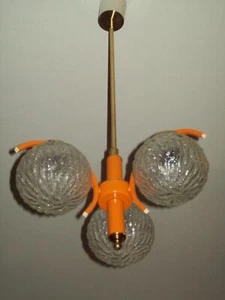 Sputnik Deckenlampe Kugellampe 60er 70er Jahre Panton Lounge Kristall Bulb Ball - Bild 1 von 3