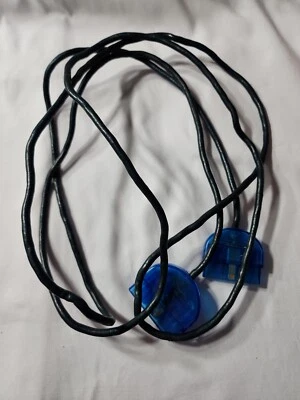 PlayStation 2 PS2 Or PS1 BLUE  Controller 6 Foot Wire Extender Cable Extension - Image 1 of 3