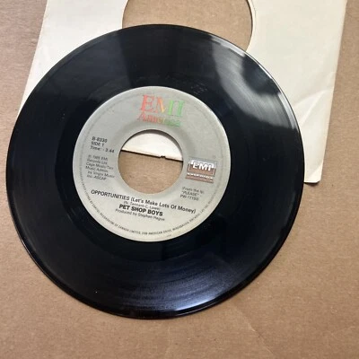 Pet Shop Boys Opportunities Let's Make Lots Of Money/Was That What It Was Emi 45 - Imagem 1 de 4