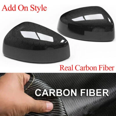 Tapas de cubierta de espejo retrovisor de coche de fibra de carbono de panal para Nissan 370Z Z34 2008-19 adicionales Foto 1 de 4