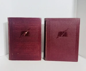 Funk & Wagnalls Practical Standard Dictionary - 1942 Hardcover Volume 1 & 2 - Foto 1 di 11