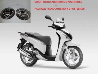 AER KIT DISCHI FRENI ANTERIORE E POSTERIORE E PASTIGLIE SH 125 150 2009 2010 40002