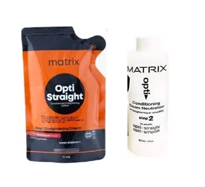 Matrix Crema Alisadora de Cabello para Cabello Resistente 125 ML + Neutralizador 125 ml Foto 1 de 4