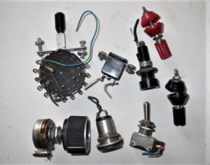 Vintage Used Electrical Parts OHMITE CU-2531 POTENTIOMETER 25,000 OHMS Knob - Picture 1 of 4