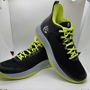 Under Armour Steph Curry 3Z6 3025090-001 Black Grey Mens Basketball Shoes NEW - Picture 1 of 8