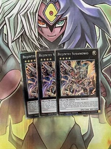 CT11-EN002 x3 Bujintei Susanowo Platinum Rare Excellent Condition Yugioh - Picture 1 of 2
