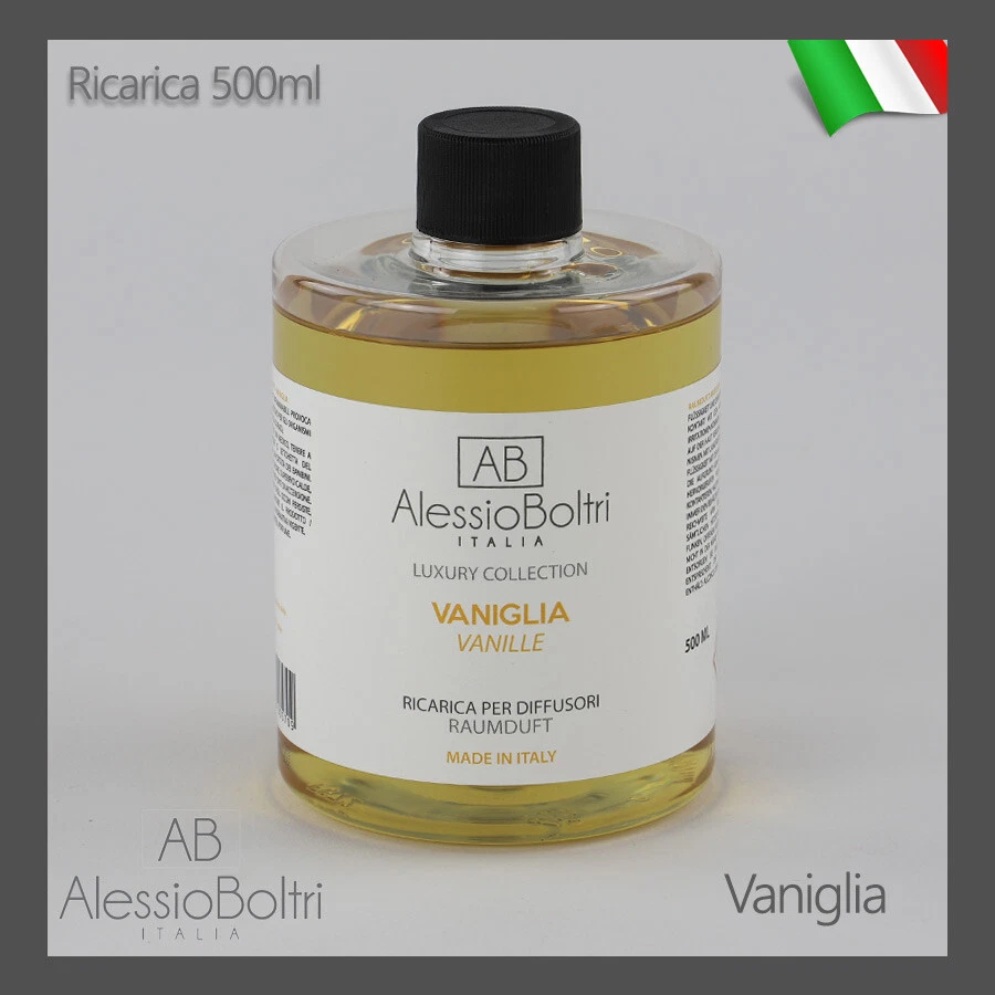 RICARICA PROFUMO AMBIENTE CASA PER DIFFUSORI BASTONCINI 500ML LUXURY VANIGLIA - Immagine 1 di 1
